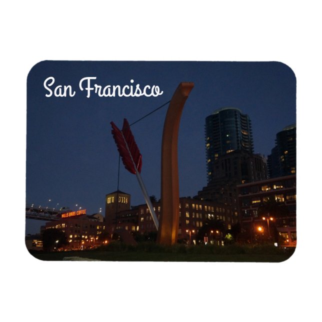 Íman San Francisco Cupid's Span #3 Magnet (Horizontal)