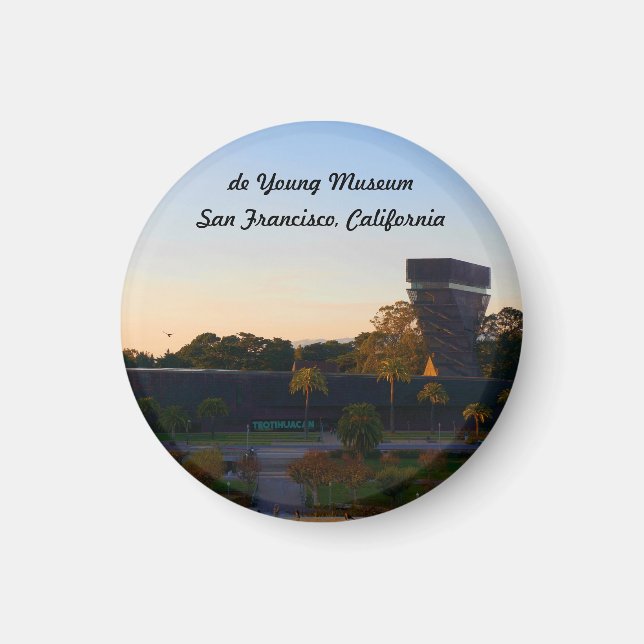 Íman San Francisco de Young Museum nº 3 Magnet (Frente)