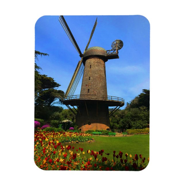 Íman San Francisco Dutch Windmill nº 4 Magnet (Vertical)