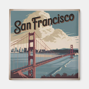Íman San Francisco EUA vintage