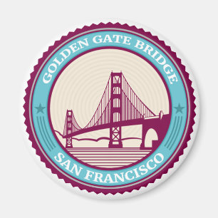 Íman San Francisco golden gate bridge