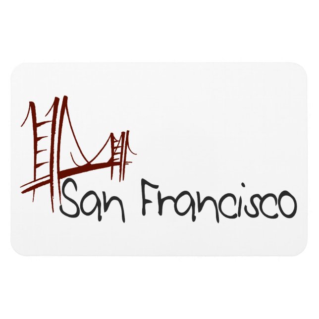 Íman San Francisco Magnet (Horizontal)