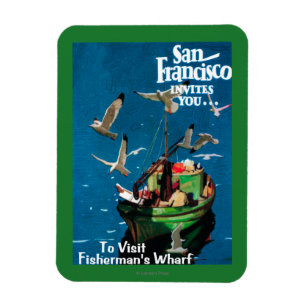 Íman San Francisco, o cais de CaliforniaFisherman