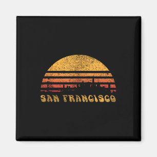 Íman San Francisco Retro Sunset Shirt Legal Vintage Vac