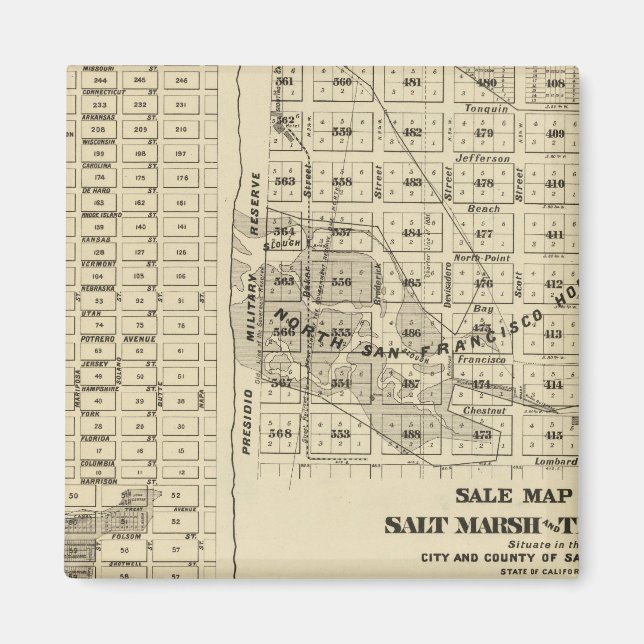 Íman San Francisco Salt Marsh 2 (Frente)