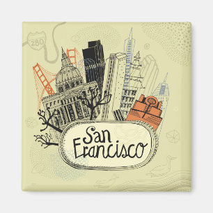 Íman San Francisco tirado mão