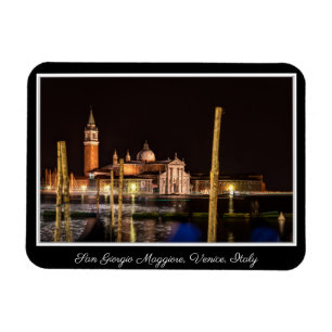 Íman San Giorgio Maggiore à noite, Veneza, Itália