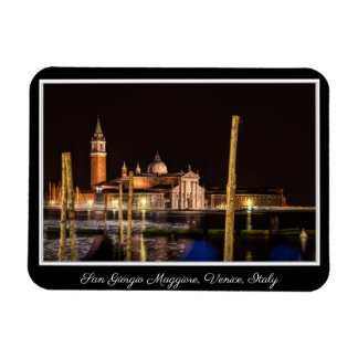 Íman San Giorgio Maggiore à noite, Veneza, Itália