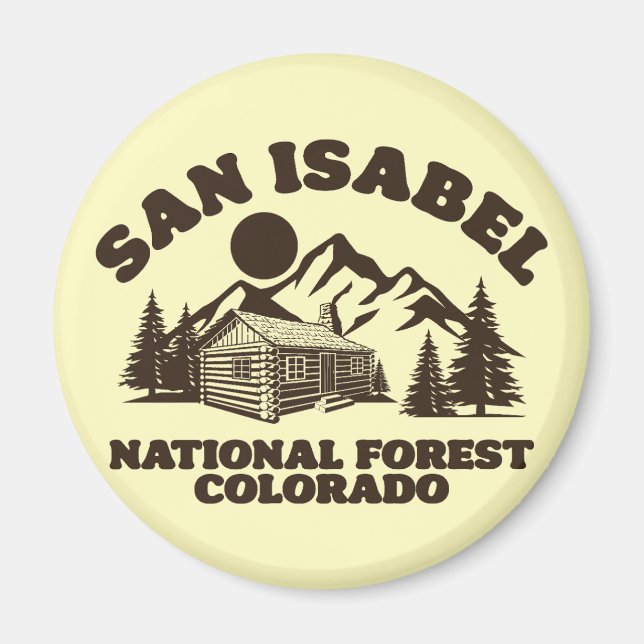 Íman San Isabel National Forest Colorado (Frente)