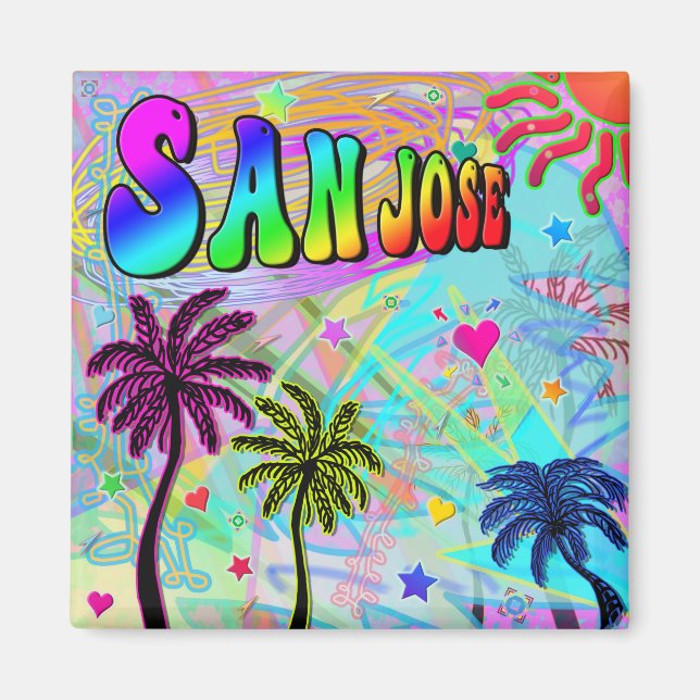Íman San Jose Vivid Romance Magnet (Frente)