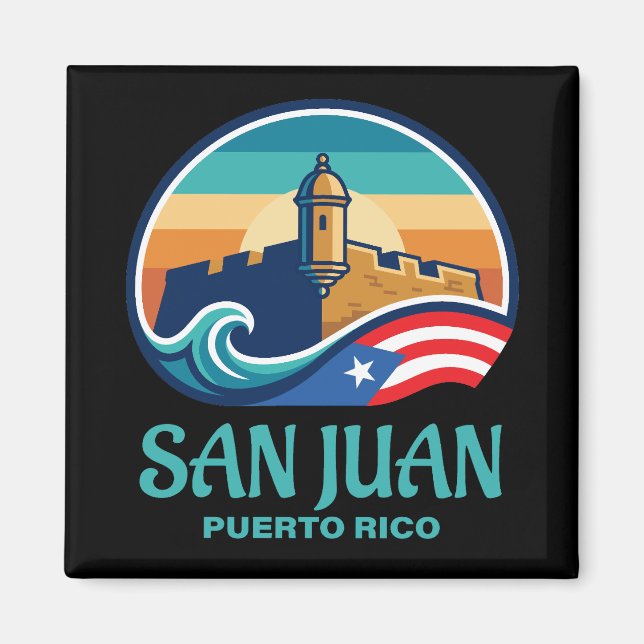 Íman San Juan Porto Rico (Frente)