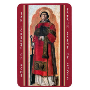 Íman San Lorenzo de Roma, Santo Patrão de Cooks
