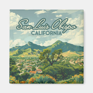 Íman San Luis Obispo SLO Retro Costa Central da Califór