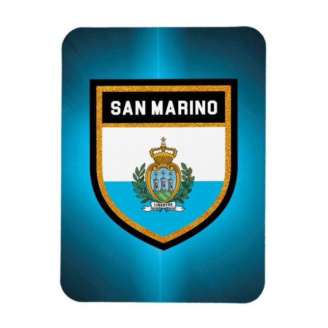 Íman San Marino Flag (Vertical)