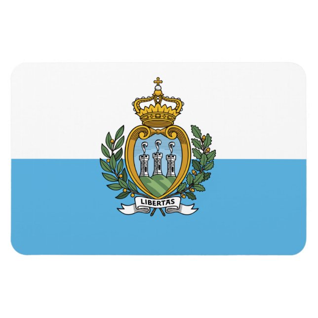 Íman San Marino Flag (Horizontal)