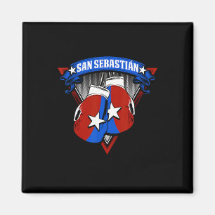 Íman San Sebastian Porto Rico Boxando Luvas Puerto Ric