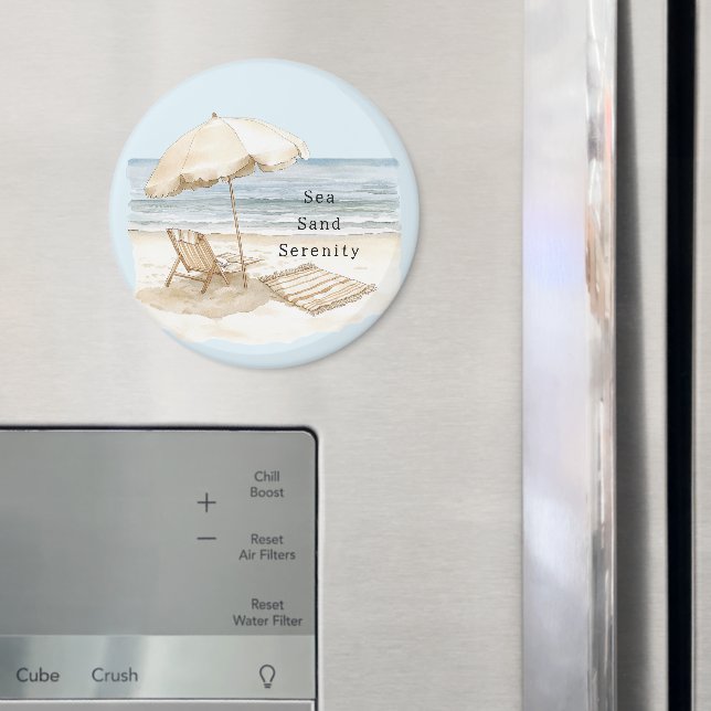 Íman Sand Beach Serenity Umbrella (In Situ (Fridge))