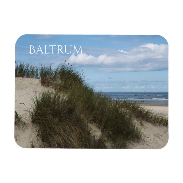 Íman Sand Dune, Grass, North Sea Beach, Baltrum Island (Horizontal)