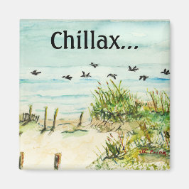 Íman Sand Dunes and Seagulls Outer Banks na Carolina do