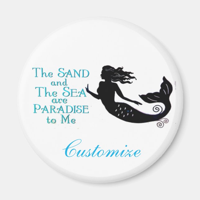 Íman Sand Sea Beach Smermaid Thunder_Cove (Frente)