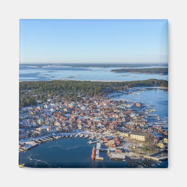 Íman Sandhamn, arquipélago de Estocolmo, Suecia (Frente)