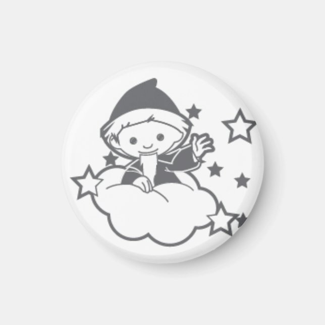 Íman sandmann button para magnetboard (Frente)