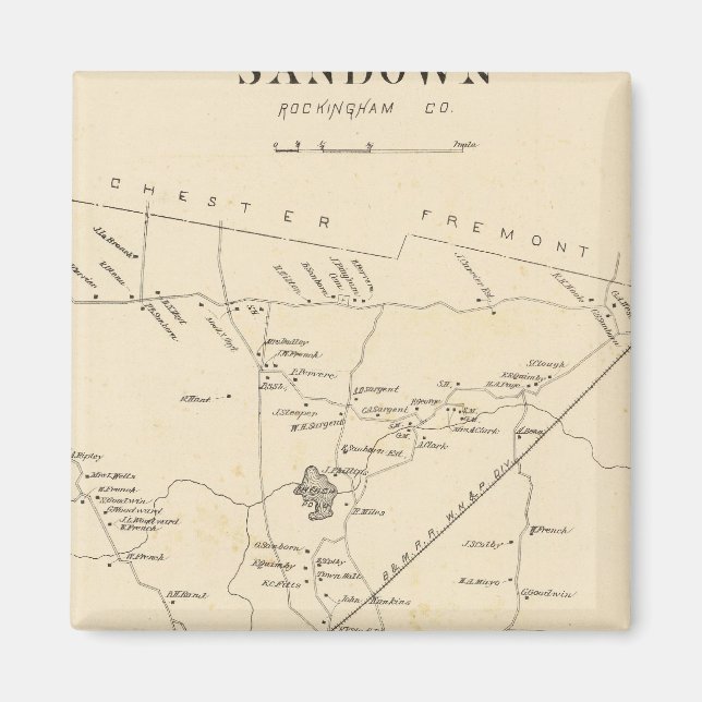 Íman Sandown, Rockingham Co (Frente)