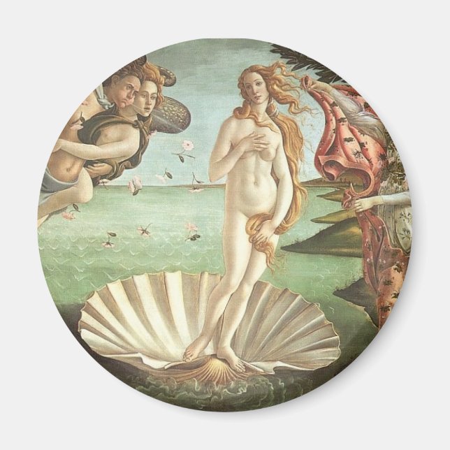 Íman Sandro Botticelli O Nascimento de Vênus (Frente)