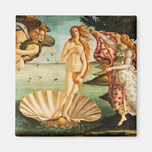 Íman Sandro Botticelli O Nascimento de Vênus Belas Arte (Frente)