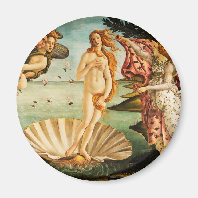 Íman Sandro Botticelli O Nascimento de Vênus Belas Arte (Frente)