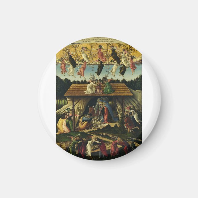 Íman Sandro Botticelli - O Nascimento Místico – Arte Er (Frente)