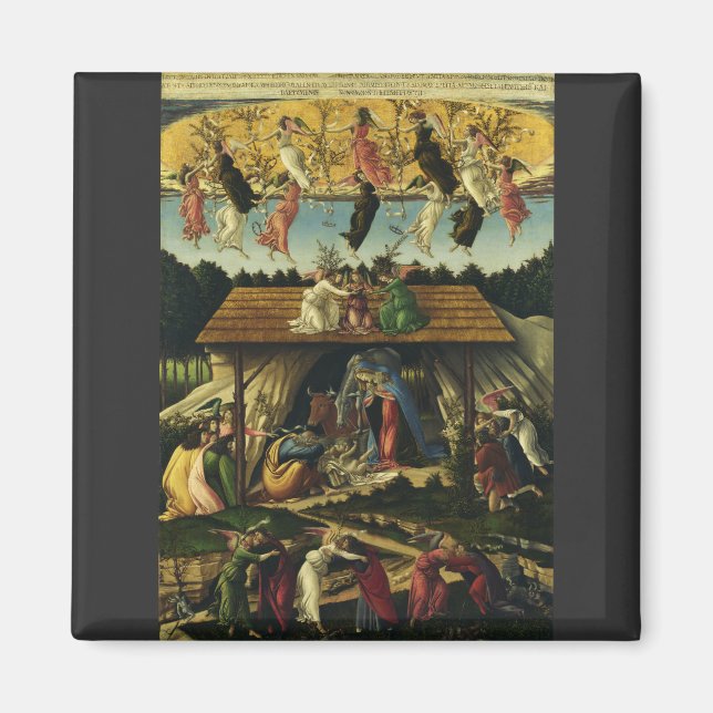 Íman Sandro Botticelli - O Nascimento Místico – Arte Er (Frente)