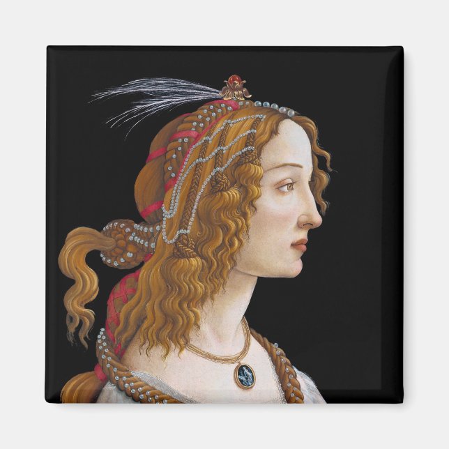 Íman Sandro Botticelli - Retrato de Simonetta Vespucci (Frente)
