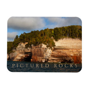 Íman Sandstone Bluffs, Lago Superior, Rochas Picadas