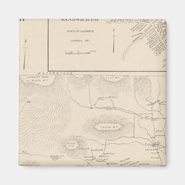 Íman Sanduíche, Carroll Co (Frente)