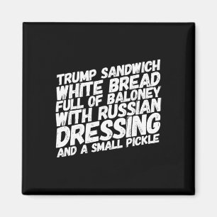 Íman Sanduíche engraçado anti-Trump Impeach Trump polít