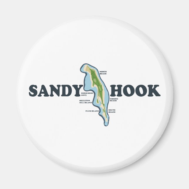 Íman Sandy Hook. (Frente)