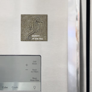 Íman Sandy Textured a fotografia do cavalo marinho