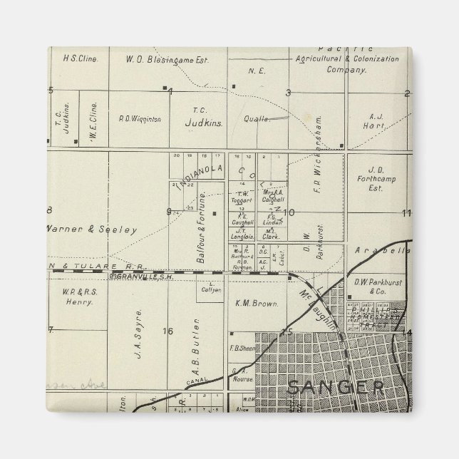 Íman Sanger, Califórnia (Frente)