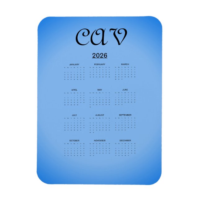 Íman Sangria Cornflower Blue  (Vertical)