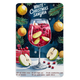Íman Sangria de Natal Branco