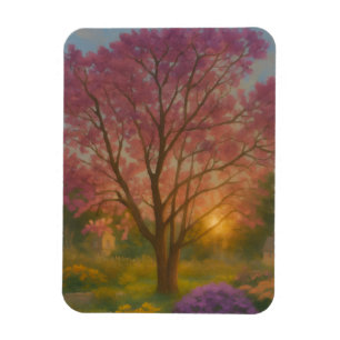 Íman Sangue de ouro - Pintura de Jardim Sunset