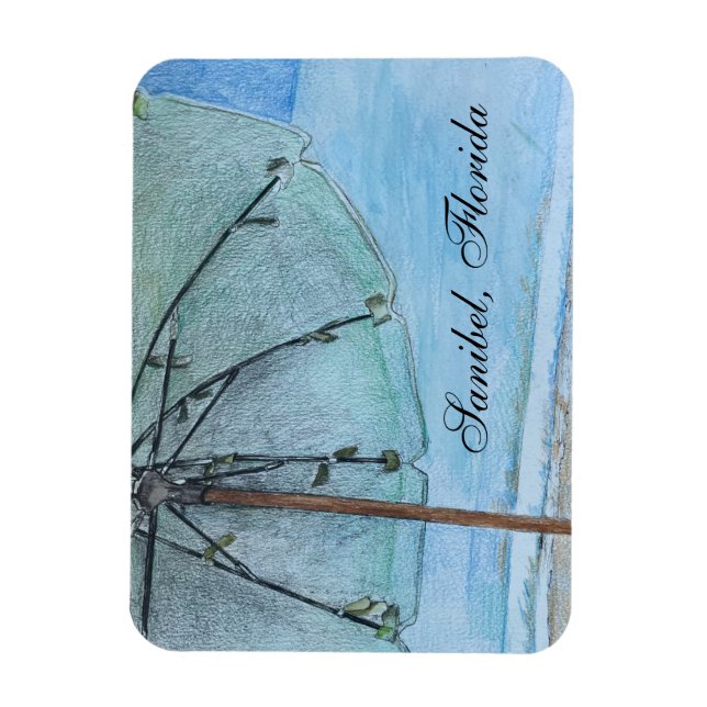 Íman Sanibel, Florida Beach (Vertical)