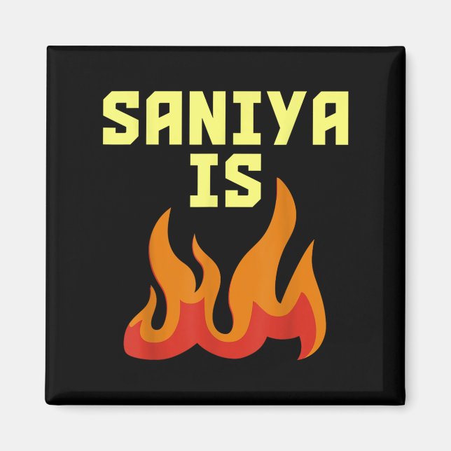 Íman Saniya Is Fire (Frente)
