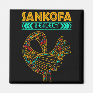 Íman Sankofa História Negra Afro Orgulho Africano Homen
