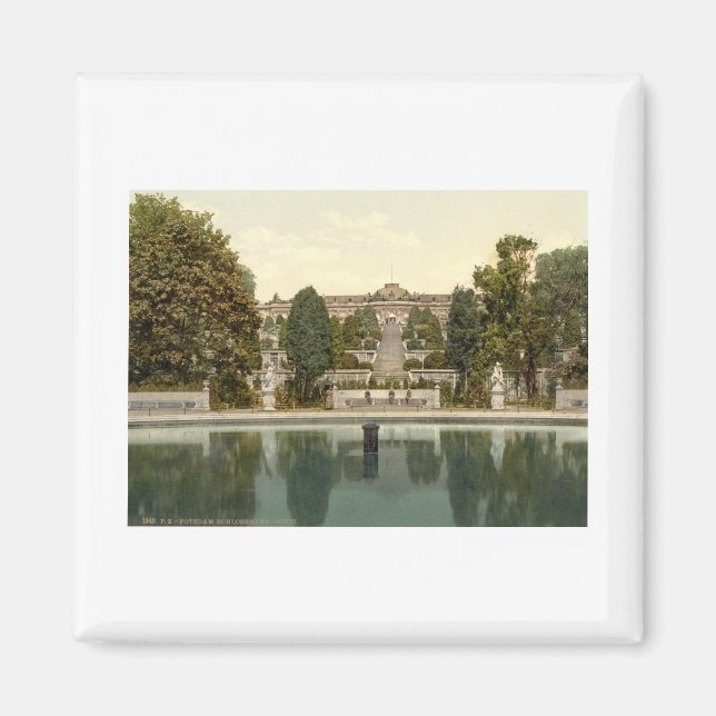Íman Sanssouci Palace, Potsdam, Berlim, Alemanha (Frente)