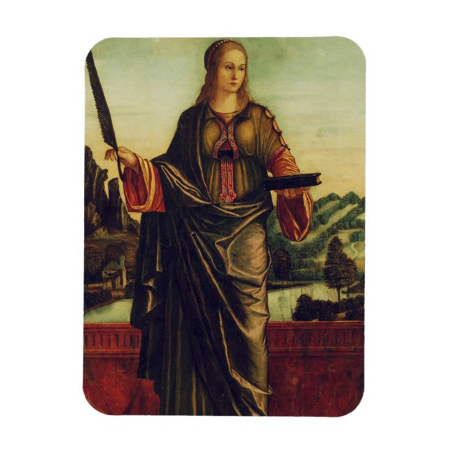 Íman Santa Anastácia de Roma Arte Premium (Vertical)