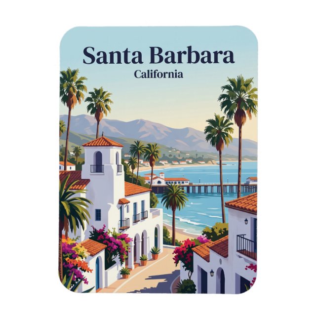 Íman Santa Barbara, Califórnia (Vertical)