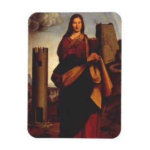 Íman Santa Bárbara por Giovanni Antonio Boltraffio