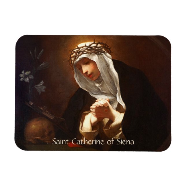 Íman Santa Catarina de Siena (Franceschini) Horizontal (Horizontal)
